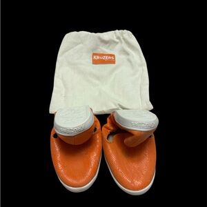 Kruzers Orange Foldable Shoes